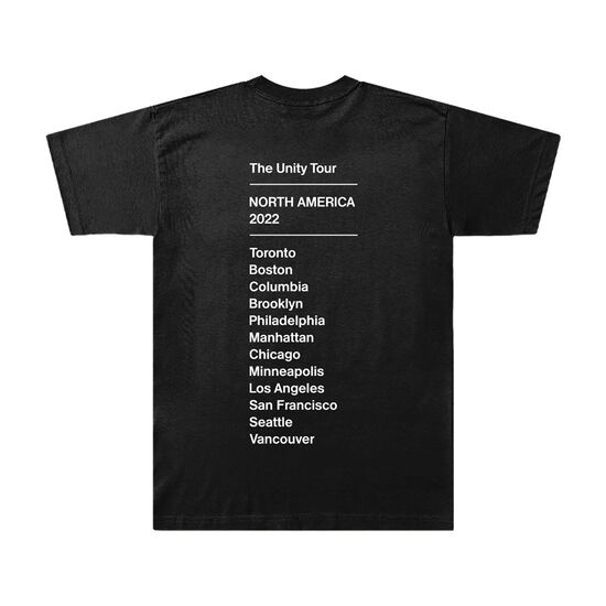 Unity 2022 Tour TShirt Black New Order